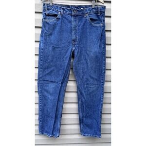 VTG Levi's 505 Jeans Mens 36x30 Blue Orange Tab Regular Fit Straight Leg 90s